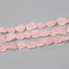 Perline 7-11MM Irregolare Freeform Raw Rose Pink Quartz Pure Crystal Minerals Nugget Ghiaia per gioielli che fanno la collana del braccialetto