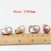 Pendant Necklaces 1pc Natural Freshwater Pearls Necklace Irregular Baroque Deer Purple Pearl Bead Fashion Jewelry For Women Gifts Collarbone
