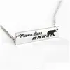 Pendentif Colliers Femmes Collier Bijoux Mama Bear Charm Une Mère Et Un Groupe De Bébé 16 Style Maman Enfants Drop Delivery Penda Dhgarden Dhmow