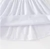 Letni dziewczyny sukienki marki listy drukowane dzieci sukienki z krótkim rękawem bawełniane dzieci strzałe sukienki kołnierzyki