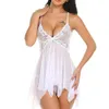 Women's Sleep Lounge Women Fashion Lace Sexy Nightdress Sleepwear Set Bridal Nightgown Dress Color S-3XL Size Lace-trimmed Suspender Nightdress P230511