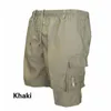 Heren shorts Men Breathable Cargo Shorts Multi-Pockets Shorts Men Losse werk Korte broek Mannelijk Casual Summer Outdoor Beach Short Overalls 230511