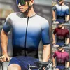 Heren t shirts lange mouw atletiek fit heren zomers mode casual bevestigen 3D digitale heren tall shirt