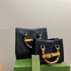 8 cores Luxuris Bolsas Bolsas de grife feminino Bolsas de ombro de bambu Couro Bolsas de compras de alta capacidade de couro 230420