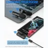 K9 Wireless Microphone 2 in 1 Dual Wireless Microphones Portable Audio Video Recording Mini Mic for iPhone Android Live Broadcast Gaming Teaching