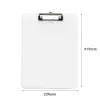 Sublimation A4 Clipboard Recycled Document Holder White Blank Profile Clip Letter File Paper Sheet Office Supplies sxmy6