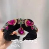 Cheveux Élastiques Luxueux Cristal Bandeaux Pour Femmes Bandes Corée Accessoires Haute Qualité Bande Colorée Head Wrap Band 230512