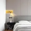 Wandlamp licht luxe slaapkamer Noordse creatief el bed lezen met schakelaar roterende hoek verstelbare schijnwerpers