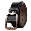 Belts Fashion Classic Multi Size Cowhide Vintage Needle Button Pant Strap Belf For Man Casual Daily Accessories Gift