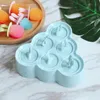 Tools Mold Ice Cube Molds Popsicle Maker Platsic Kitchen Tools Popsicle Mold Tray Silicone Mould 230512