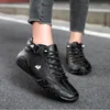 Boots Casual Women Ankle Trend 2023 I Ladies High Top Sneakers Leather Woman Shoes Plus Size Footwear