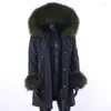 Men's Down Lined High Jacket 2023 Winter Man Real Fur Coat Men Parkas Clothing Waterproof Long Length Weight Hooded