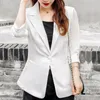 Lato japoński trend odzież trzy ćwierć rękawowe małe płaszcz damski pojedynczy przycisk swobodny mały garnitur górna dama zużycie