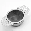 Stainless Steel Tea Strainer Hollow Out Lacework Strainers Metal Spices Loose Filter Strainers Herbal Spice Filters Home Tool BH8111 TYJ