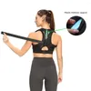 Support dorsal réglable épaule Posture correcteur ceinture hommes femmes orthèse lombaire Corset De Postura