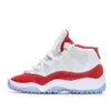 Cherry 11s Xi barn barnskor 11 pojkar basket jumpman sko dmp uppfödda cool grå svart sneaker chicago designer militär tränare baby ungdom småbarn barn spädbarn