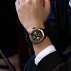 Мужские часы минималистские моды Ultra Thin Simple Simple Watches Business Designer Designer Watch Rubber Band Quartz щипы