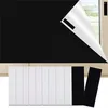 Curtain Portable Travel Blackout Non-perforated Temporary Nano-adhesive Full-blackout Silver-coated Black Cloth