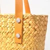 Evening Bags Summer For Women Holiday Straw Handbag Style Boho Woven Bag 2023 Beach Vegetable Basket Sac