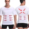 Мужские формы тела Classix Мужской тонизирующий футболка для коррекции корректирующей позы рубашки для похудения живота брюшной жир Сжатие сжигание корсет 230512