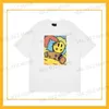 T-shirt da uomo Hip Hop T-shirt da uomo Cotone sciolto di qualità con etichetta Sorriso Stampa manica corta T230512
