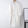 Mulheres para dormir roupas de estilo japonês casal casal combinando pijama camisolas chineses cardigan hanfu quimono roubo de banho tradicional