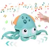 Électrique/RC Animaux Enfants Induction Évasion Crabe Poulpe Rampant Jouet Bébé Animaux Électroniques Jouets Musicaux Éducatif Tout-petit Jouet En Mouvement Cadeau D'anniversaire 230512