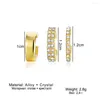 Dos boucles d'oreilles IFME délicat Zircon mignon Clip femme boucle oreille manchette pas de piercing faux Cartilage pour les femmes bijoux de mode