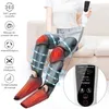 Leg Massagers Air Compression Massager Heated for Foot and Knee Promote Blood Circulation Relieve Pain in s Feet Knees 230511