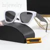 Designer Sunglasses P Luksusowe okulary Trójkąt szeroki styl vintage Occhialia da podele donna ponadwymiarowa męska osłona okulary przeciwsłoneczne Ochrona UV PJ086 C23