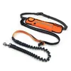 Colliers pour chiens Laisses Laisse pour chien avec sac de ceinture Courir Jogging Laisse pour animaux de compagnie Harnais élastique pour chiens Collier taille réglable Laisses pour chiens Mains libres 230512