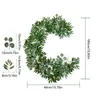 Decorative Flowers Artificial Leaf Plants Party Wedding Home Dining Bar Farmhouse Garden Yard Backyard Hanging Decor Fake Vine Type 1