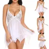 Women's Sleep Lounge Women Fashion Lace Sexy Nightdress Sleepwear Set Bridal Nightgown Dress Color S-3XL Size Lace-trimmed Suspender Nightdress P230511