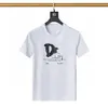 Mens Letter Print T Shirts Luxury Black Fashion Designer Summer High Quality Top Short Sleeve Size S-XXXL I5