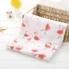 Couvertures emmailloter 110120 cm mousseline douce 100% coton mignon dessin animé né bain gaze infantile Wrap sac de couchage poussette couverture 230512