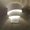 壁のランプモダンシンプルな導かれているノルディッククリエイティブパーソナリティチルドレンズルーム階段のベッドルームベッドサイドアイアン回転する小さな巻き貝装飾ランプ