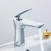 Badrumsvasker kranar Chrome Black Orb Basin kran Mässing Made Mixer Tap Deck monterad