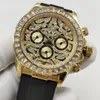 Designer completamente automatico orologio, 41mm, quadrante a stampa tigre, qualità AAA, fibbia pieghevole, vetro a zaffiro, regalo di Natale maschile