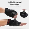 Sporthandschuhe Rion MTB Gel Männer Fahrradhandschuhe Fahrrad Halbfinger fingerlos Fitnessstudio Fahrradtraining Straße Motorradhandschuh Motocross Sportausrüstung P230512