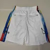 S Jerseys 2023 Новые шорты Team Baskateball Just Don Short Retro Sport Wear с карманными спортивными банарами Hip Pop Pant Ed Embroidery Man