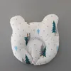 Pillows born Baby UShaped Cotton Bear Eccentric Head Correction Shaping Children Beddings Bed Products 230512