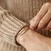 Länk armband jujie rostfritt stål för kvinnor charms armband smycken gåvor vänner och par meddelande innehåll