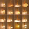 Muurlamp Chinese bamboe kunstlichten aisleDecoration retro slaapkamer bed SCONCE Rattan lantaarn indoor verlichting