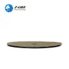 Polijstpads zlion 5 "roda de polimento de diamante galvanizado lixa de remoção agressiva para vidro concreto mármore granito polonês flexível