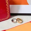 Love Designer Ring Lovers klasyczne pierścionki zespołu luksusowe biżuteria tytanowa stal nierdzewna nierdzewna złoto nigdy nie zanikają nie alergiczne pudełko