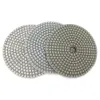 Polijstpads RIJILEI 7 stks/set 5 inch Witte Diamantpolijstpad 125mm Natte polijstpads voor Steen betonvloer polijsten tool HC15