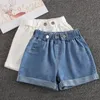 Shorts Girls denim shorts tieners zomer korte broek kinderen strandkleding kinder shorts voor tienermeisjes 4-15y 230512