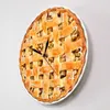 Wall Clocks Delicious Homemade Apple Pie Acrylic Printed Clock Sweet Food Desserts Modern Dining Room Decor Art Hanging Watch