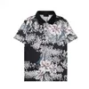 Designer polo skjortor män lyx polos casual mens t shirt brev tryck mode high street man tee cottom kläder tees #001