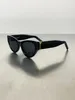 2023 Novos óculos de sol designers para mulheres Óculos de sol de olho de gato óculos anti-UV da moda retro moda pequena com óculos de sol, óculos casuais de óculos de sol